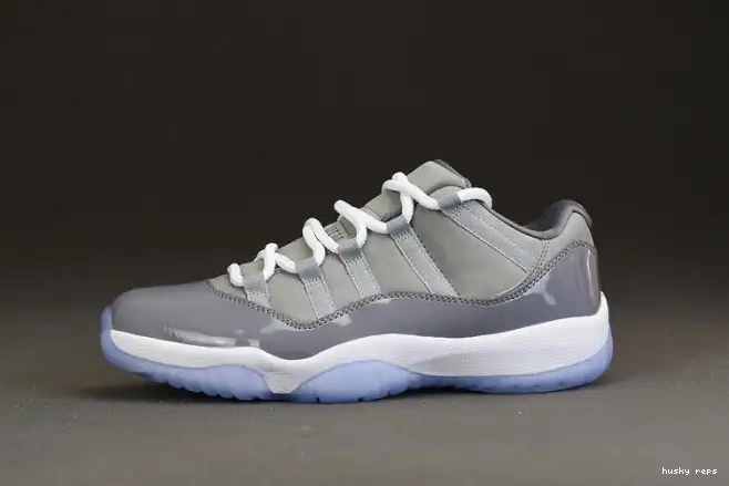 Rep Husky Low Cool Jordan 528895-003 Grey Air 11 0514